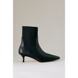 Bottes en cuir Monroe Flattered en Black taille: 40 chez Anthropologie
