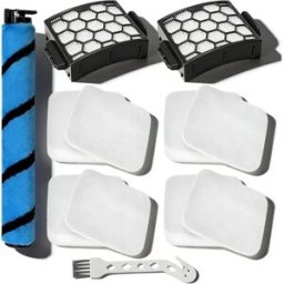 INF Kit de remplacement pour aspirateur compatible avec Shark LA502 LA455 LA500 - Brosse rouleau souple, 2 filtres HEPA et kit