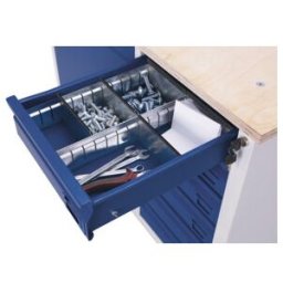 VARIOfit Set de compartiments pour tiroirs de servante d’atelier en tôle d’acier (zsw-985.003)