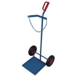 VARIOfit Chariot en acier pour bouteille de gaz propane Pneus gonflables Pelle 360 × 365 mm H Chaîne de sécurité 1 035 mm (fk-1206/33)