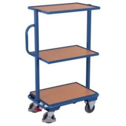 VARIOfit Servante d’appoint avec 3 étagères en bois (sw-400.801)