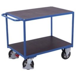 VARIOfit Chariot de table à charge lourde avec 2 plateaux 1 595 × 800 mm (sw-800.511)