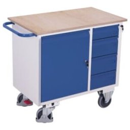 VARIOfit Servante d’atelier avec 4 tiroirs (sw-985.000)