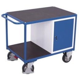 VARIOfit Servante d’atelier lourde avec 2 plateaux 1 060 × 700 mm (sw-700.620)