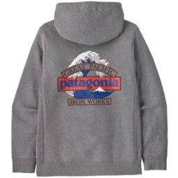 Sweat PATAGONIA M's Great Waves Uprisal Hoody (Gravel Heather) Homme XXL