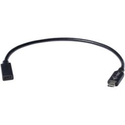 i-tec Câble USB-C USB 3.1 Gen2 USB-C® femelle, USB-C® mâle 0.30 m noir avec rallonge C31EXTENDCBL