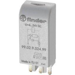 Finder Module enfichable avec circuit RC 99.02.0.230.09 Adapté pour modèle (relais): Finder 90.03, Finder 60.13.8.230.0040 1 pc(s)