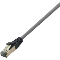 LogiLink CQ8072S RJ45 Câble réseau, câble patch CAT 8.1 S/FTP 5.00 m gris clair sans halogène 1 pc(s)