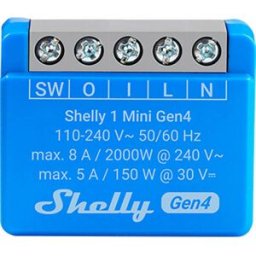 Shelly 1 Mini Gen4 Commutateur sans fil Wi-Fi