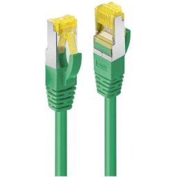 LINDY 47648 RJ45 Câble USB CAT 6a S/FTP 2.00 m vert blindage par tresse, blindage double, contacts dorés, faible dégagement de fumée, sans halogène, torsadé,