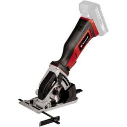Einhell Power X-Change TE-CS 18/89 Li - Solo Mini-scie circulaire à main Profondeur de coupe max. (90°) 28 mm sans batterie, + disque à tronçonner 18 V