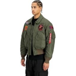 Alpha Industries Blouson Bomber Cwu-45/p Devils Brigade Dark Olive S Homme