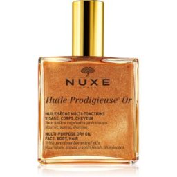 Nuxe Huile Prodigieuse Or huile sèche multifonctionnelle aux paillettes visage, corps et cheveux 100 ml