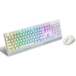 MSI Clavier Et Souris Gaming Gk30 Combo 5000 Dpi White One Size unisex