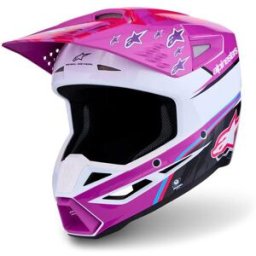 Casque Cross Youth S-M3 Falcon ALPINESTARS blanc/violet/rose/noir unisex