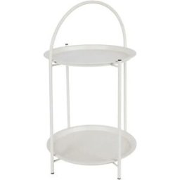 Basics Table D´appoint Metal White 40 x 66 cm