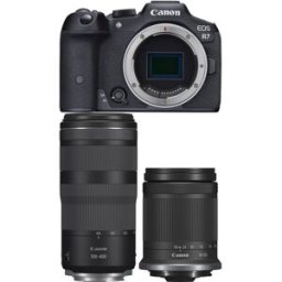 Canon EOS R7 + RF-S 18-150 mm f/3,5-6,3 IS STM + RF 100-400 mm f/5,6-8 IS USM Dealpreis