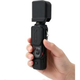 INF Coque de protection en silicone compatible avec Insta360 Luna Ultra - Protection complète 4 modules, couverture d'écran et Le noir