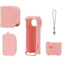 INF Coque de protection en silicone compatible avec Insta360 Luna Ultra - Protection complète 4 modules, couverture d'écran et Rose