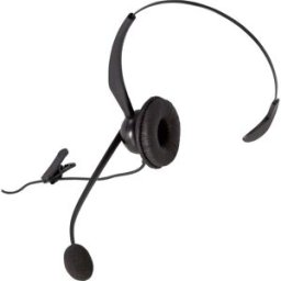 Auerswald COMfortel H-200 Micro-casque supra-auriculaire filaire Mono noir Noise Cancelling mono téléphone