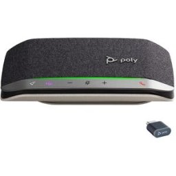 Haut-parleur Portable Personnel Poly Sync 20+ Bluetooth - Réduction De Bruit Et D'écho - Adaptateur Usb-c - Certifié Teams