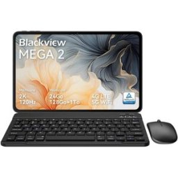 Tablette Blackview Mega2 12.0 Pouces 2k 120hz 8 Go Ram 128 Go Rom Gris