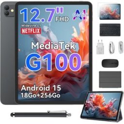Tablette Blackview Link8 13.0" 2k+ 90hz 18go Ram 256go Rom Helio G100 Noir