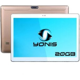 Tablette 10,1 Pouces Yonis Dual Sim Quad Core Y-tt96g20 16 Go Or