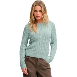 Superdry Pull Essentials Sd&co Cable Jumper Light Jade Green 2XS Femme