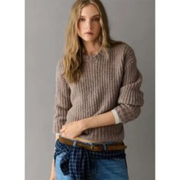 Pepe Jeans Pull Ashley Dark Stone Beige L Femme