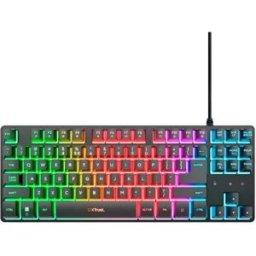 Trust Clavier Gaming Gxt 833 Thado Tkl Usb Us Anglais Black One Size unisex