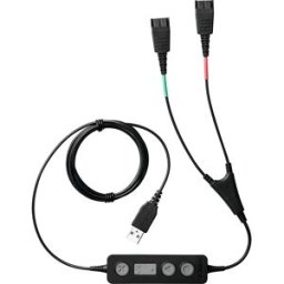 Jabra Câble Usb Cord 2xqd/usb Black One Size unisex