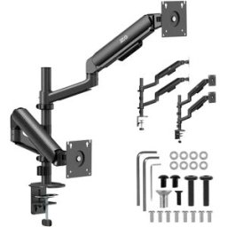 Ergo Office Support Double Moniteur Er-692 B Black One Size unisex