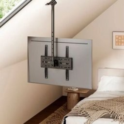 Maclean Support Tv Plafond Mc-173 Black One Size unisex