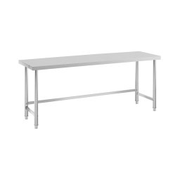 Table de travail inox - ECO - 200 x 60 cm - 300 kg - Royal Catering
