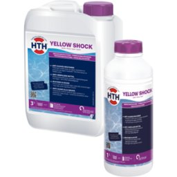 Anti-algues piscine spécial moutarde hth YELLOW Shock liquide