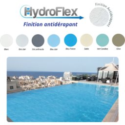 Liner PVC armé 150/100e uni antidérapant Hydroflex