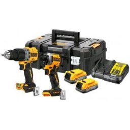 DeWALT DCK2050E2T-QW Combo set Powerstack XR (18V/2x1,7Ah)Tstak