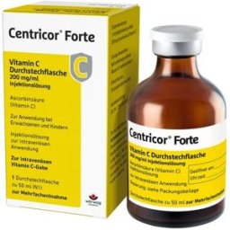 Wörwag Pharma GmbH & Co. KG CENTRICOR Forte Vitamin C 200 mg/ml solution for injection (50 ml)