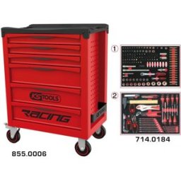Servante Ks Tools Racing 6 Tiroirs 184 Outils