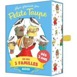 Jeu De Cartes Editions Auzou La Petite Taupe Format Compact Bleu