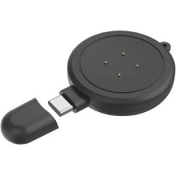 INF Chargeur compatible avec Google Fitbit Versa 3/4/Sense 1/2/Ace LTE - Charge rapide et fiable Le noir
