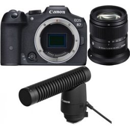 Canon EOS R7 + Sigma 18-50mm f2,8 DC DN (C) + microphone directionnel DM-E1 Dealpreis