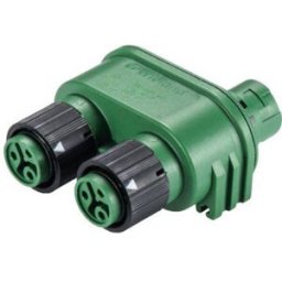 Wieland Electric 46.030.1255.7 Répartiteur pour connecteur rond Nombre total de pôles: 2 + PE Série (connecteur rond): RST® MINI Piece 1 pc(s)
