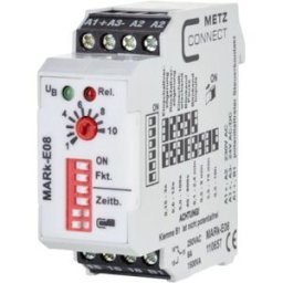 Metz Connect 110657 MARk-E08 Relais temporisé multifonction 230 V/AC 1 pc(s) Plage temporelle: 540 - 36000 s 1 inverseur (RT) Piece