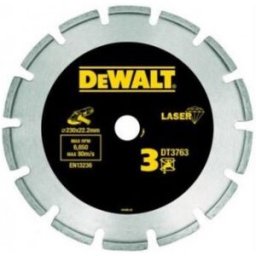 DeWALT DT3761-XJ Disque Laser Pour Béton Dur/Granités 125X22.2mm, Hauteur Segment 7.5mm