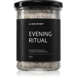 Almara Soap Bath Salt sel de bain relaxant avec parfums Evening Ritual 450 g