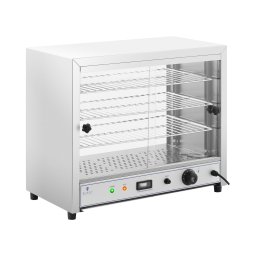 Vitrine chauffante - 54 cm - Royal Catering - 1,000 W - 3 grilles