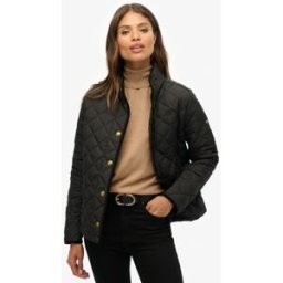 Superdry Femme Veste Liner Estate Country Black Taille: 40