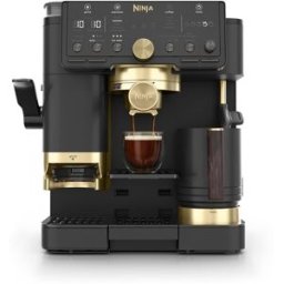 Machine à café semi-automatique Ninja Luxe Café Pro, édition limitée David Beckham - Noir & Or Noir ES771EUBK par SharkNinja